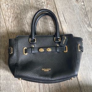 Black coach purse